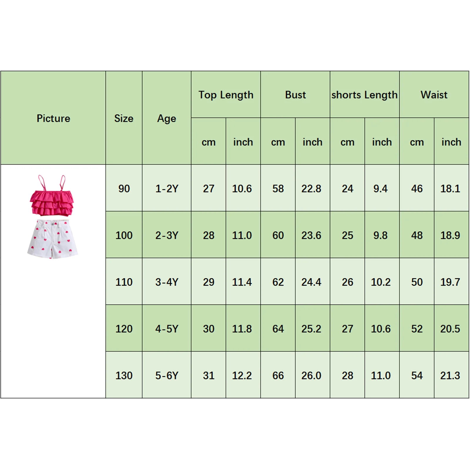 1-6 Year Old Toddler Baby Girl Clothes