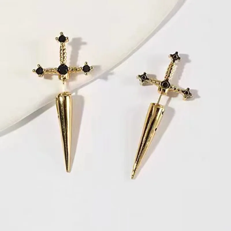 Punk Sword Gothic Piercing Earrings Punk Sword Gothic Piercing Earrings