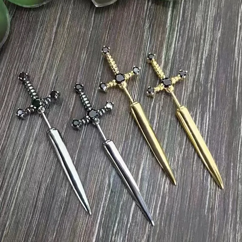 Punk Sword Gothic Piercing Earrings Punk Sword Gothic Piercing Earrings
