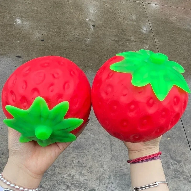 Jumbo Strawberry Squishy Slow Rising Fidget Jumbo Strawberry Squishy Slow Rising Fidget