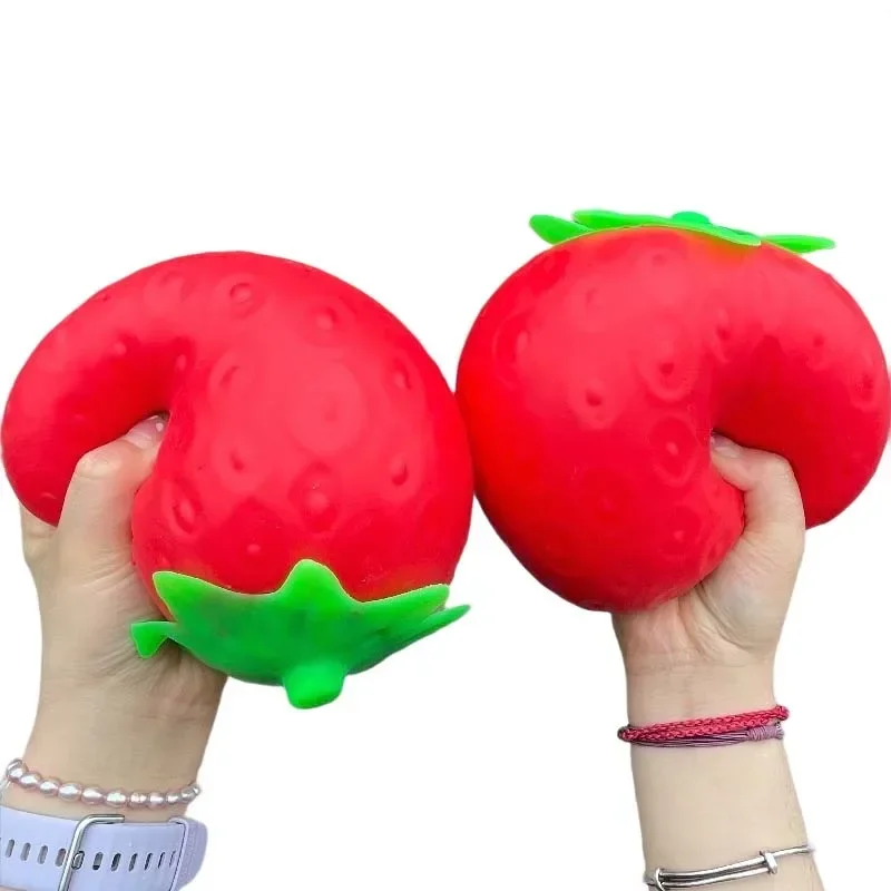 Jumbo Strawberry Squishy Slow Rising Fidget Jumbo Strawberry Squishy Slow Rising Fidget