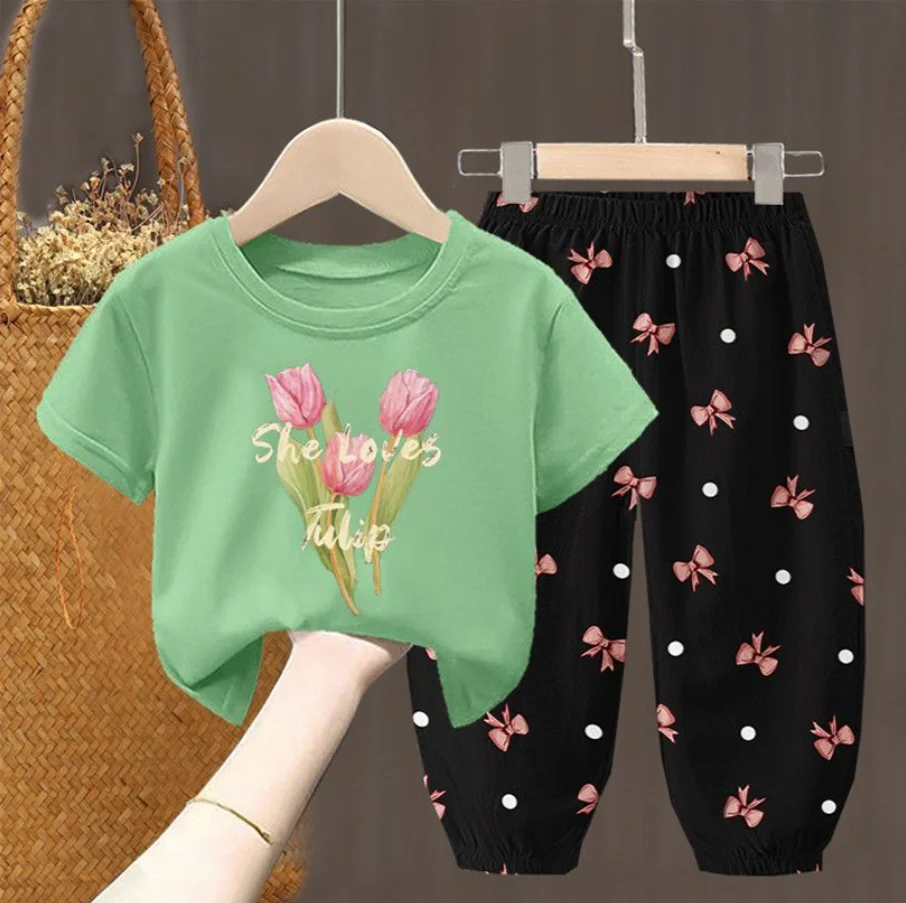 Summer Sets Girls Cute Fashion 2PCS Baby Girl Set Summer Sets Girls Cute Fashion 2PCS Baby Girl Set