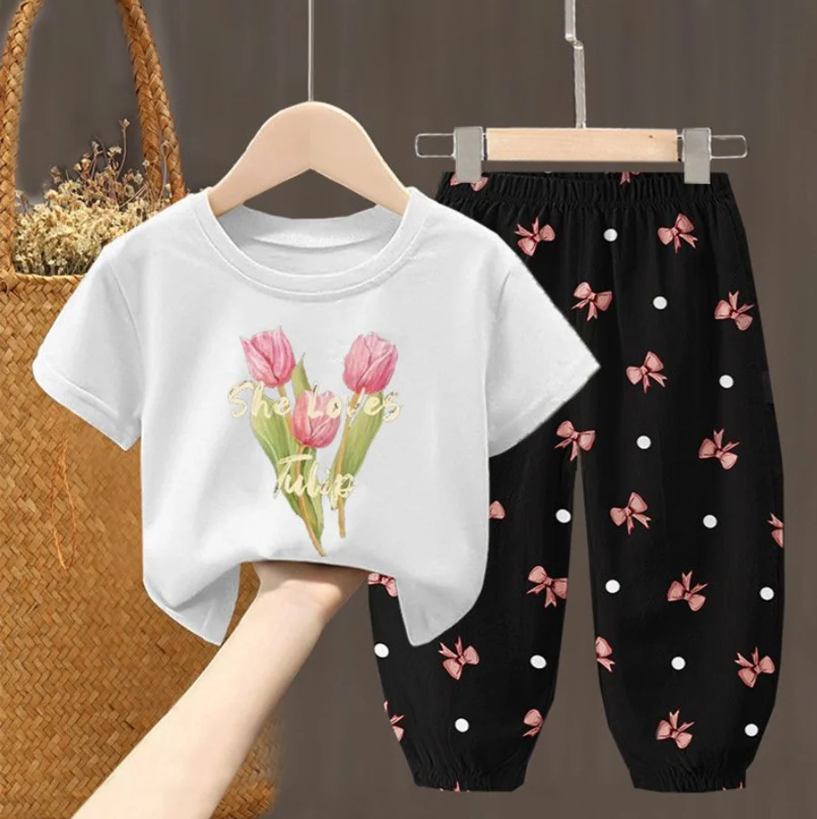 Summer Sets Girls Cute Fashion 2PCS Baby Girl Set Summer Sets Girls Cute Fashion 2PCS Baby Girl Set