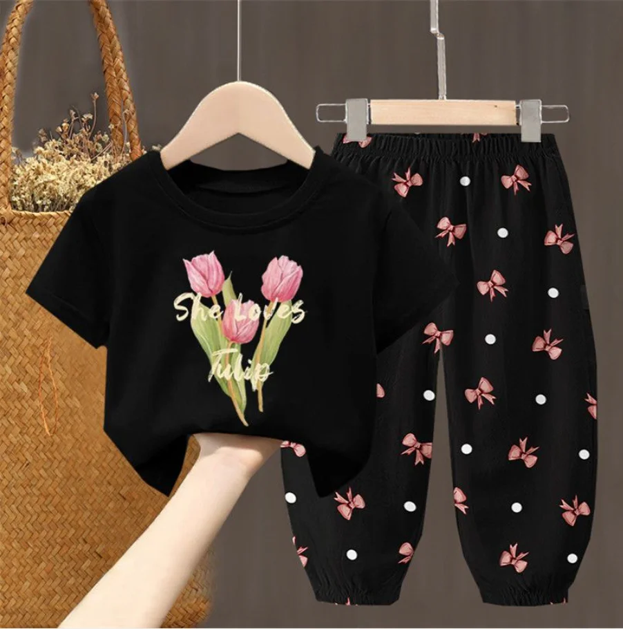 Summer Sets Girls Cute Fashion 2PCS Baby Girl Set Summer Sets Girls Cute Fashion 2PCS Baby Girl Set