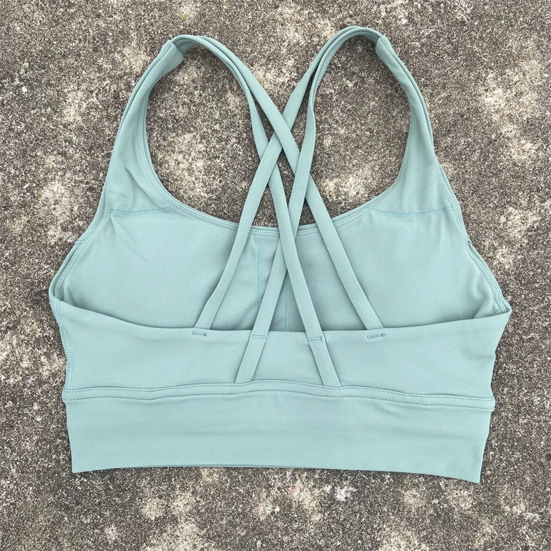 Tide Blue sports bra