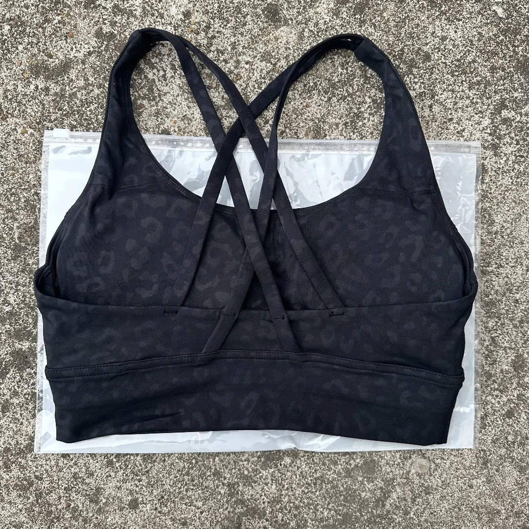 Leopard sports bra