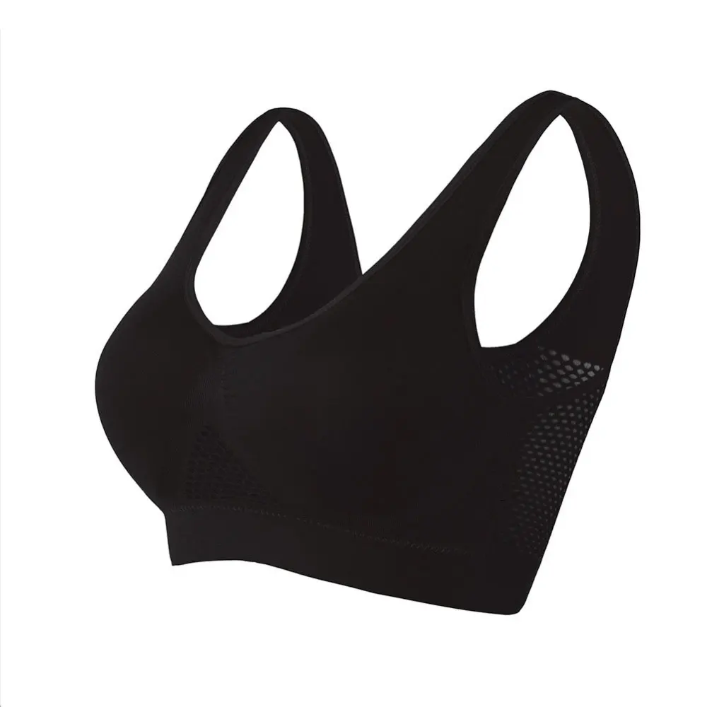 Sport Bra Top Breathable Brassieres Removable pad Sports bras Woman Running Gym Clothing Wireless Underwear For Women Yoga Bra