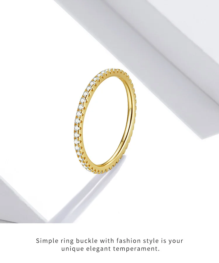 Sterling Silver Full Paved Simulated Diamond Stackable Rings Sterling Silver Full Paved Simulated Diamond Stackable Rings