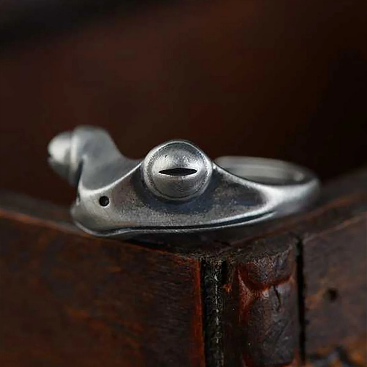 Silver Retro Animal Rings Artistic Design Silver Retro Animal Rings Artistic Design