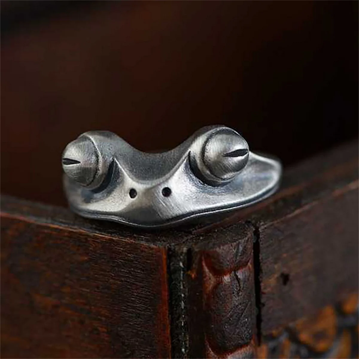 Silver Retro Animal Rings Artistic Design Silver Retro Animal Rings Artistic Design