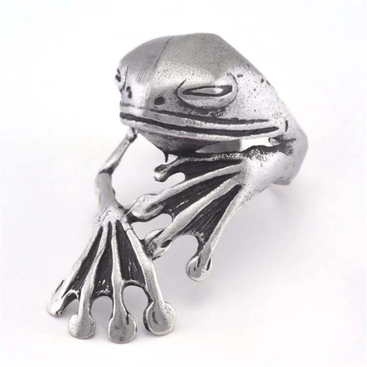 Silver Retro Animal Rings Artistic Design Silver Retro Animal Rings Artistic Design