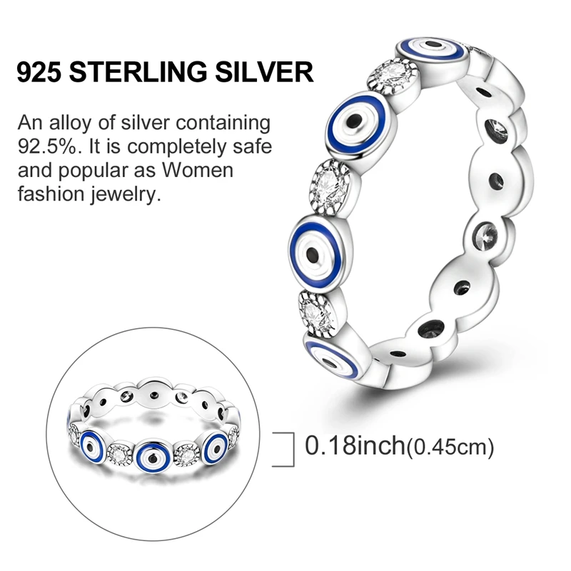 Women's 925 Sterling Silver Finger Rings