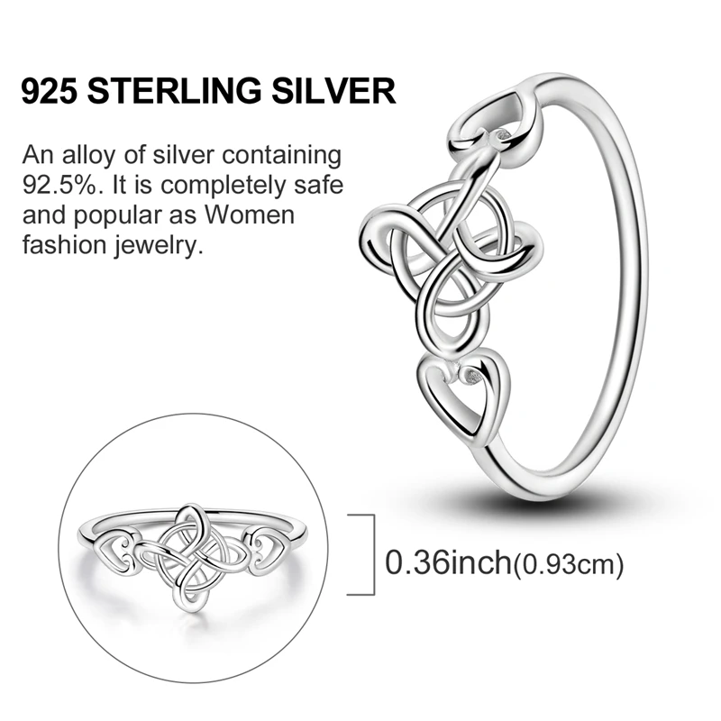 Women's 925 Sterling Silver Finger Rings