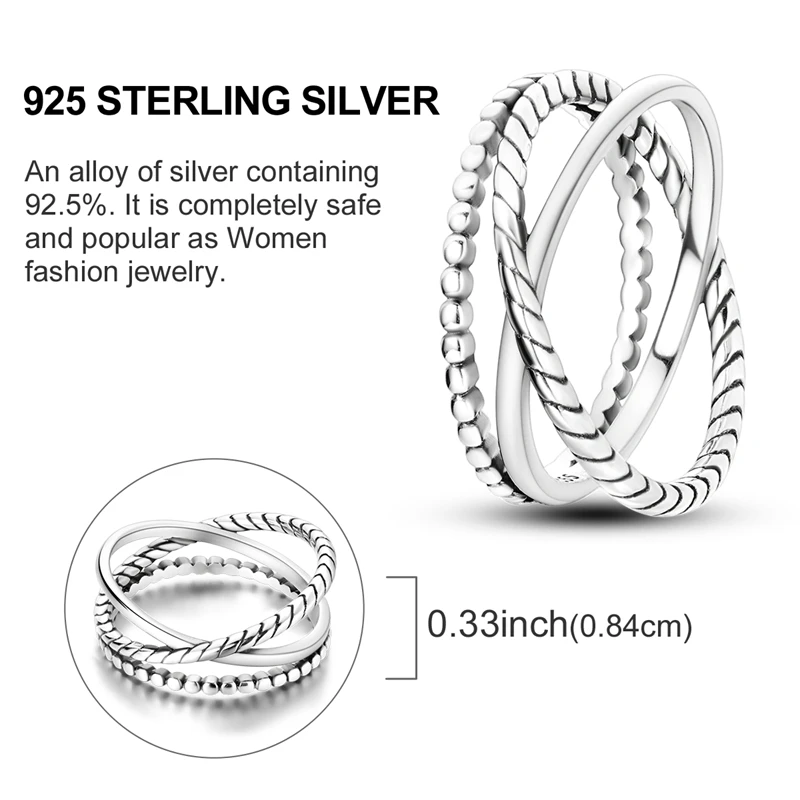 Women's 925 Sterling Silver Finger Rings