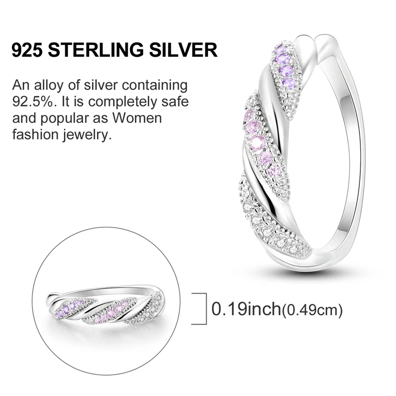 Women's 925 Sterling Silver Finger Rings