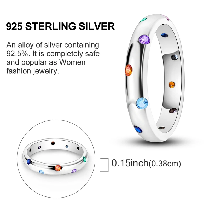 Women's 925 Sterling Silver Finger Rings