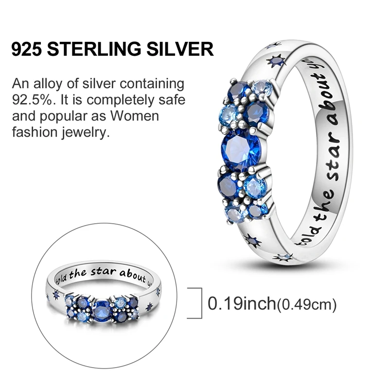 Women's 925 Sterling Silver Finger Rings