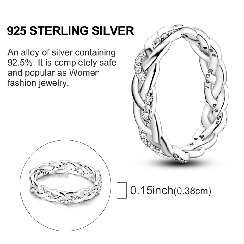 Women's 925 Sterling Silver Finger Rings