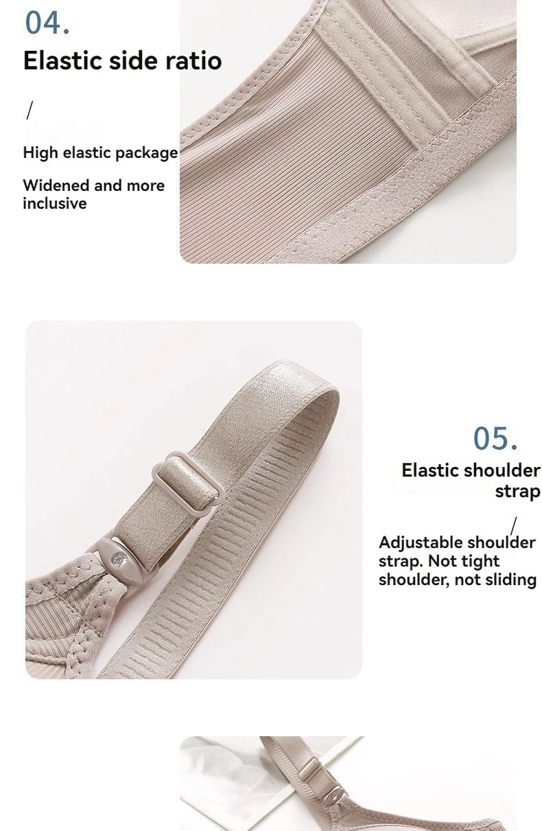 New Large Size Front Buckle Sexy Push up WOMEN'S Bra Adjustable Thin Cup Breathable Comfortable Middle-aged Mom Ladies Underwear New Large Size Front Buckle Sexy Push up WOMEN'S Bra Adjustable Thin Cup Breathable Comfortable Middle-aged Mom Ladies Underwear