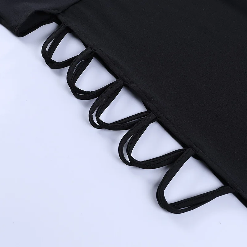 Black Sleeveless Bandage Sexy Dress for Women