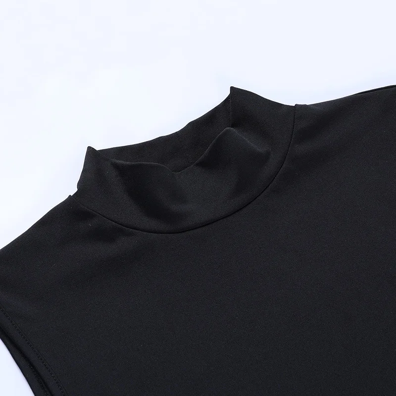 Black Sleeveless Bandage Sexy Dress for Women