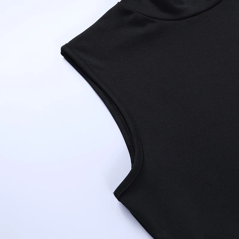 Black Sleeveless Bandage Sexy Dress for Women