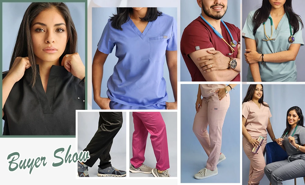 Medical Uniform Hospital Working Scrubs Set