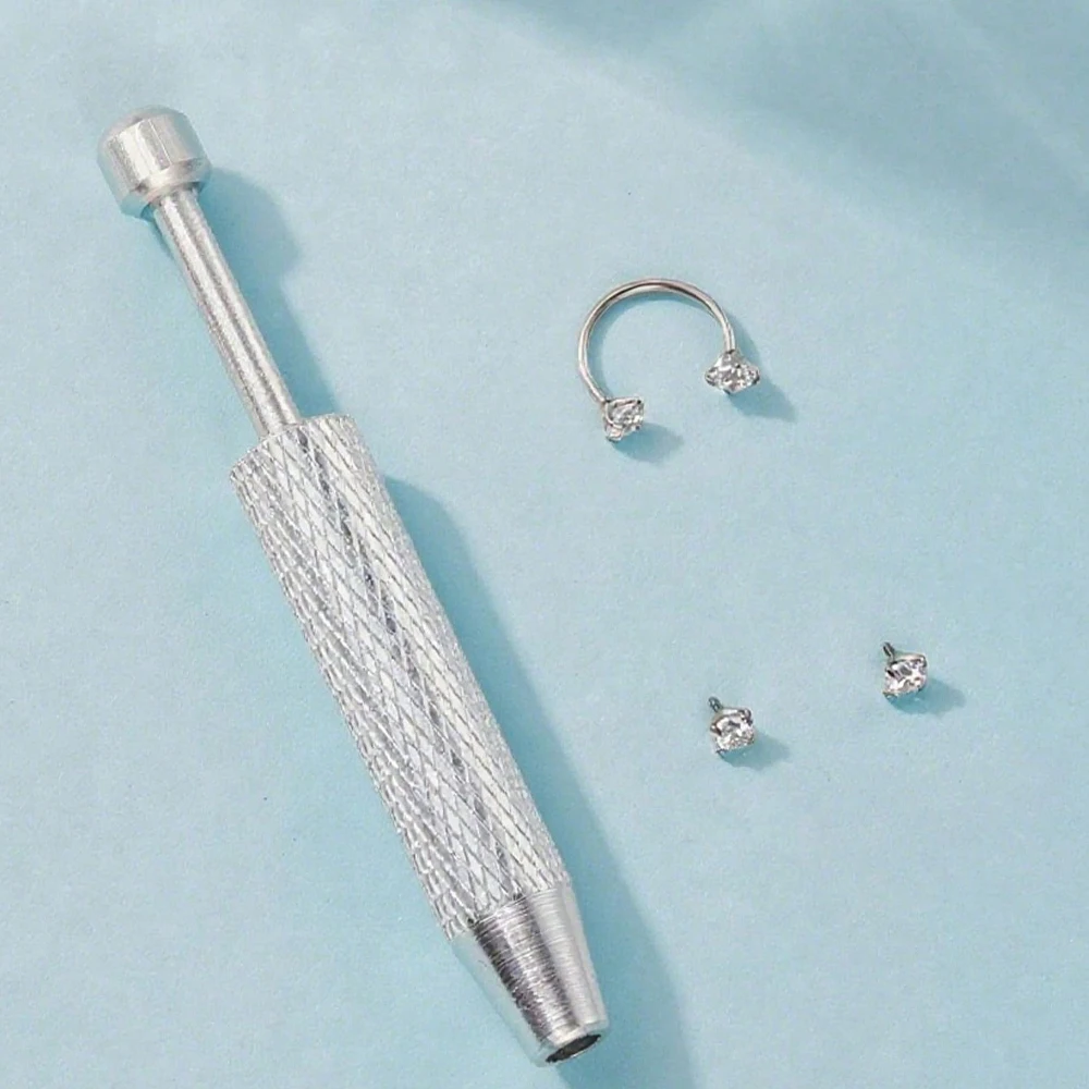2pcs Horseshoe Nose Rings w/Ball Grabber 2pcs Horseshoe Nose Rings w/Ball Grabber