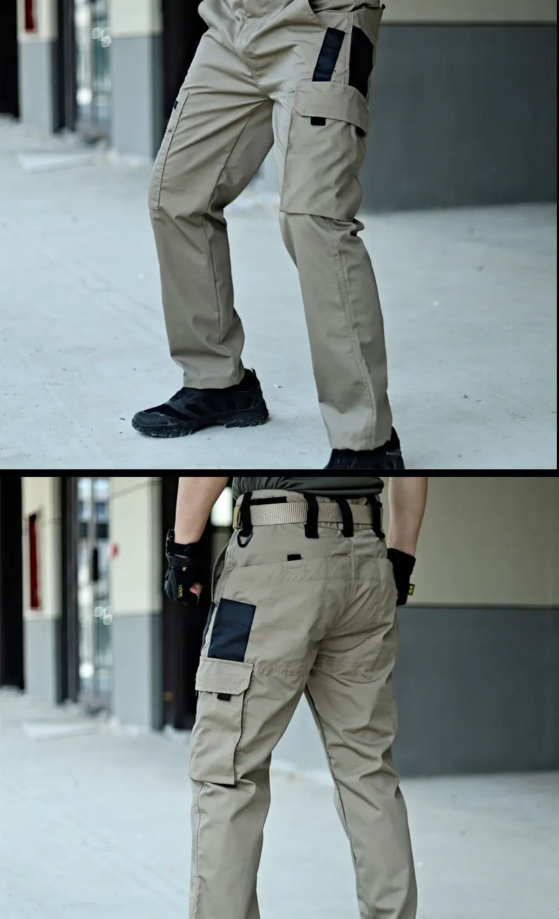 Tactical Work Pants Men Outdoor Cargo Trousers Multi-pocket