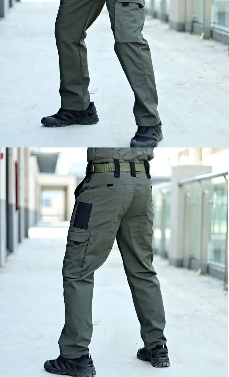 Tactical Work Pants Men Outdoor Cargo Trousers Multi-pocket