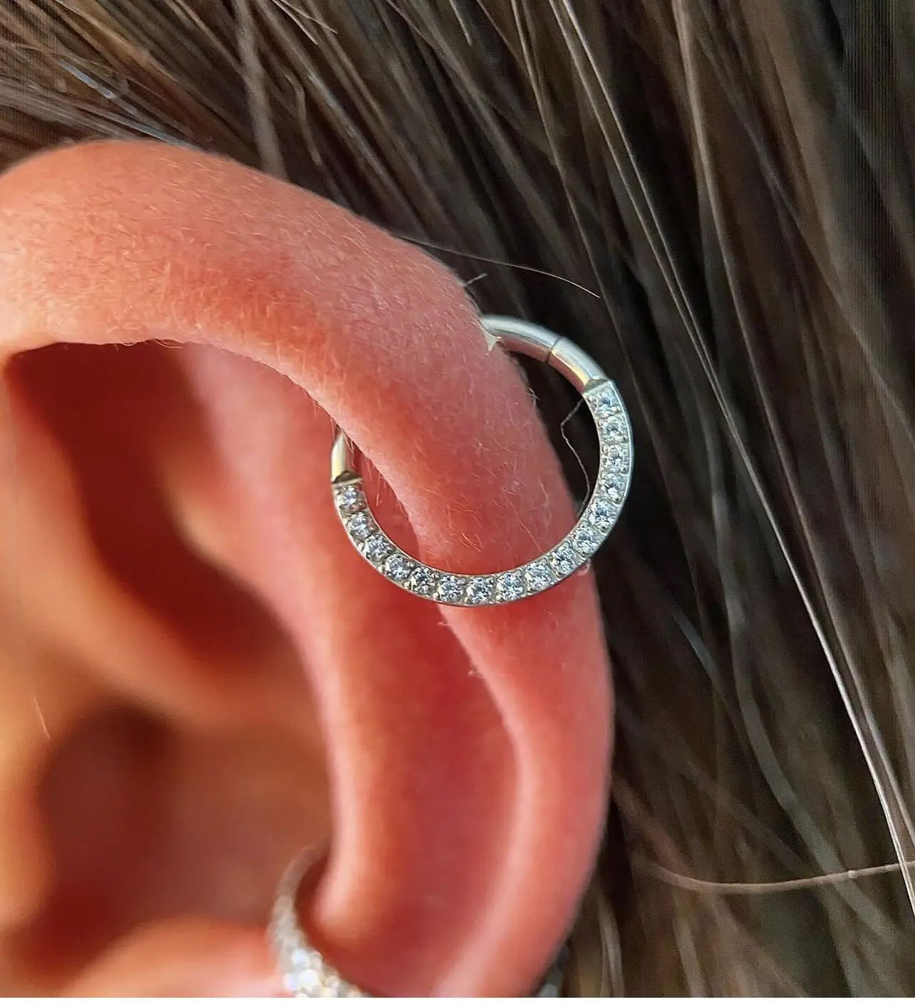 1pcs G23 Titanium Nose Ring 16G 18G 20G Hinged Septum Clicker Segment Ear Tragus Cartilage Helix Daith Lip Body Piercing Jewelry 1pcs G23 Titanium Nose Ring 16G 18G 20G Hinged Septum Clicker Segment Ear Tragus Cartilage Helix Daith Lip Body Piercing Jewelry
