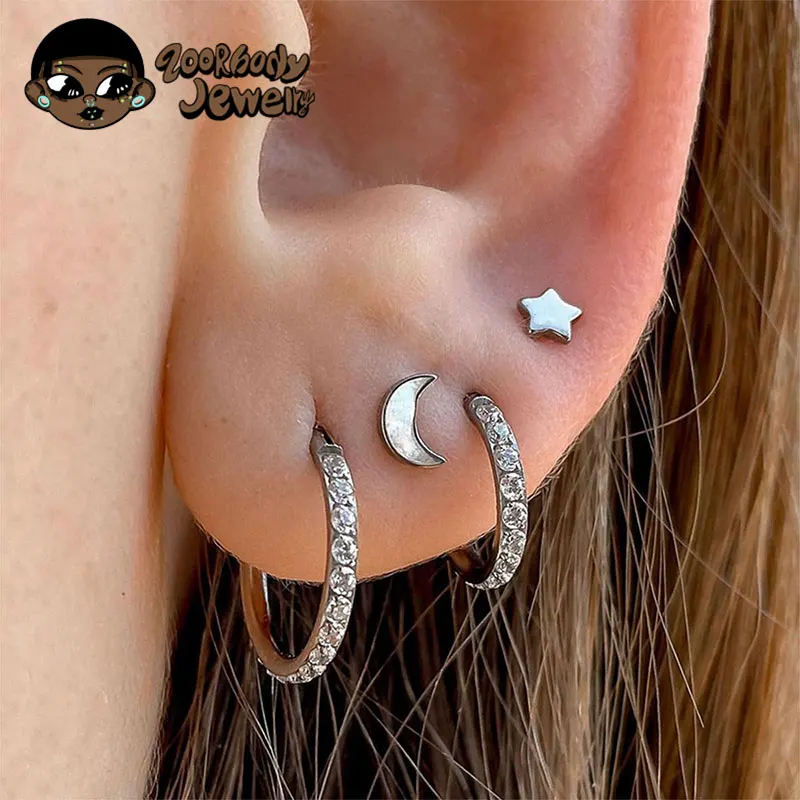 1pcs G23 Titanium Nose Ring 16G 18G 20G Hinged Septum Clicker Segment Ear Tragus Cartilage Helix Daith Lip Body Piercing Jewelry 1pcs G23 Titanium Nose Ring 16G 18G 20G Hinged Septum Clicker Segment Ear Tragus Cartilage Helix Daith Lip Body Piercing Jewelry