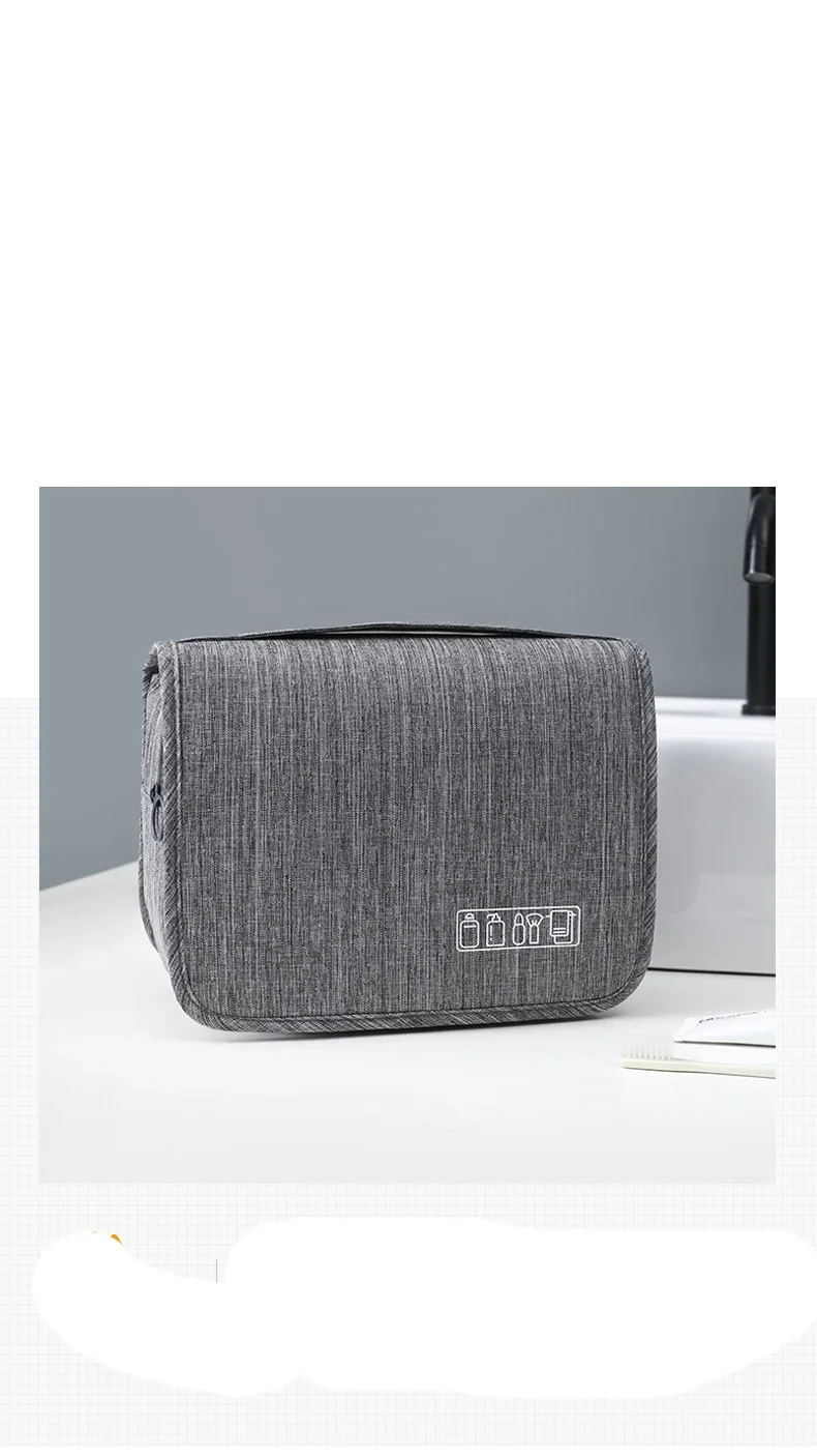 Hanging Toiletry Bag for Travel – Water-Resistant Oxford Wash Pouch, Folds Flat, Unisex Cosmetic Organizer Hanging Toiletry Bag for Travel – Water-Resistant Oxford Wash Pouch, Folds Flat, Unisex Cosmetic Organizer