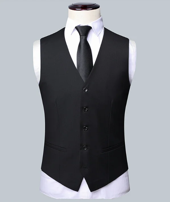 Men's Solid Color Business Suit High Quality Fashion