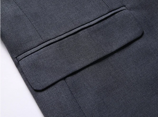 Men's Solid Color Business Suit High Quality Fashion
