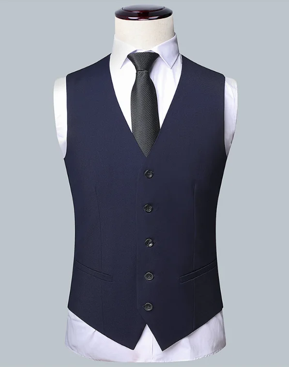Men's Solid Color Business Suit High Quality Fashion