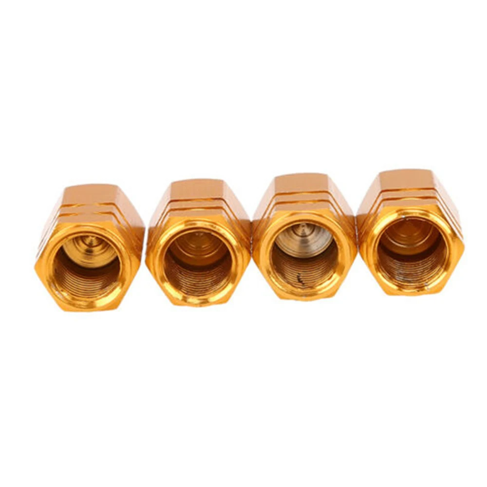 4Pcs Aluminum Tire Valve Caps Car Rim Plugs Tire Valve Cover valve stem Nipple Caps Motorcycle Car Wheel Plugs - Image 4