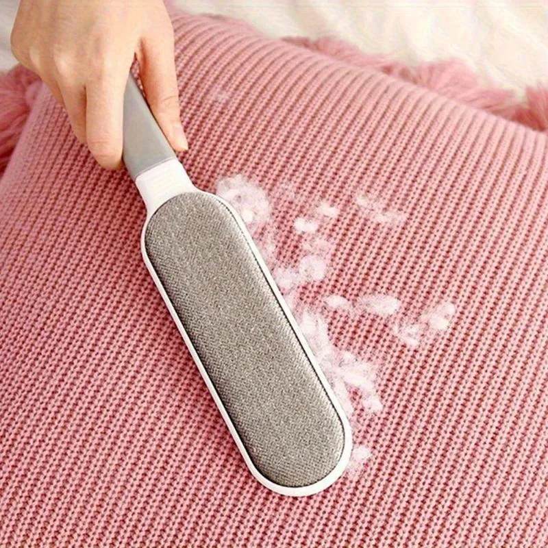 Double-sided manual electrostatic pet hair brush, suitable for cleaning pets, clothing, sofas, furniture, and carpets Double-sided manual electrostatic pet hair brush, suitable for cleaning pets, clothing, sofas, furniture, and carpets