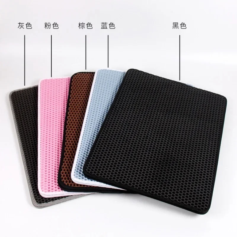 Cat Litter Mat With Gift Double Layer Waterproof Pet Litter Box Mat Non-slip Sand Cat Pad Washable Bed Mat Clean Pad Products Cat Litter Mat With Gift Double Layer Waterproof Pet Litter Box Mat Non-slip Sand Cat Pad Washable Bed Mat Clean Pad Products