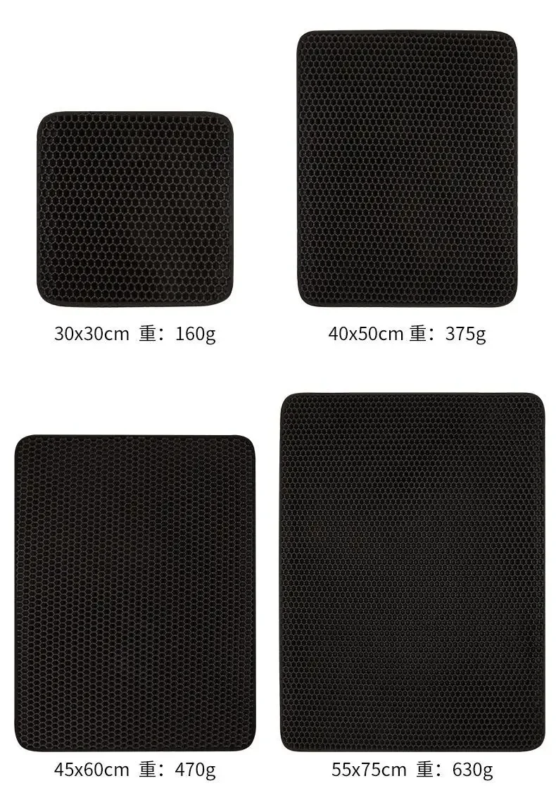 Cat Litter Mat With Gift Double Layer Waterproof Pet Litter Box Mat Non-slip Sand Cat Pad Washable Bed Mat Clean Pad Products Cat Litter Mat With Gift Double Layer Waterproof Pet Litter Box Mat Non-slip Sand Cat Pad Washable Bed Mat Clean Pad Products