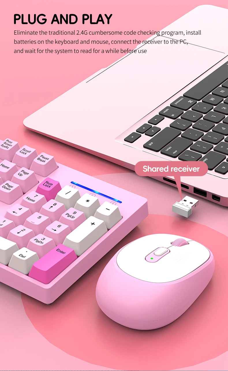 Wireless Keyboard and Mouse Combo Set Wireless Keyboard and Mouse Combo Set