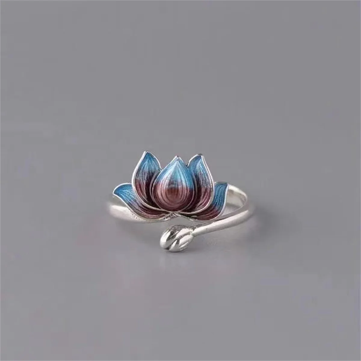 Good Luck Lotus Flower Koi Fish Finger Rings Good Luck Lotus Flower Koi Fish Finger Rings