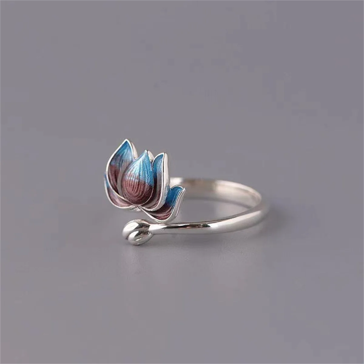 Good Luck Lotus Flower Koi Fish Finger Rings Good Luck Lotus Flower Koi Fish Finger Rings