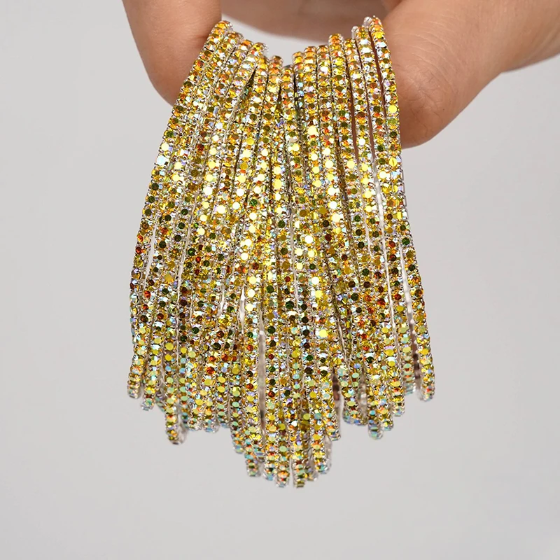 5pcs Fashion Crystal Rhinestone Elastic Bracelets 5pcs Fashion Crystal Rhinestone Elastic Bracelets