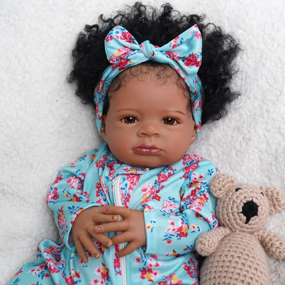 MRB 50CM African American Reborn Baby Doll MRB 50CM African American Reborn Baby Doll
