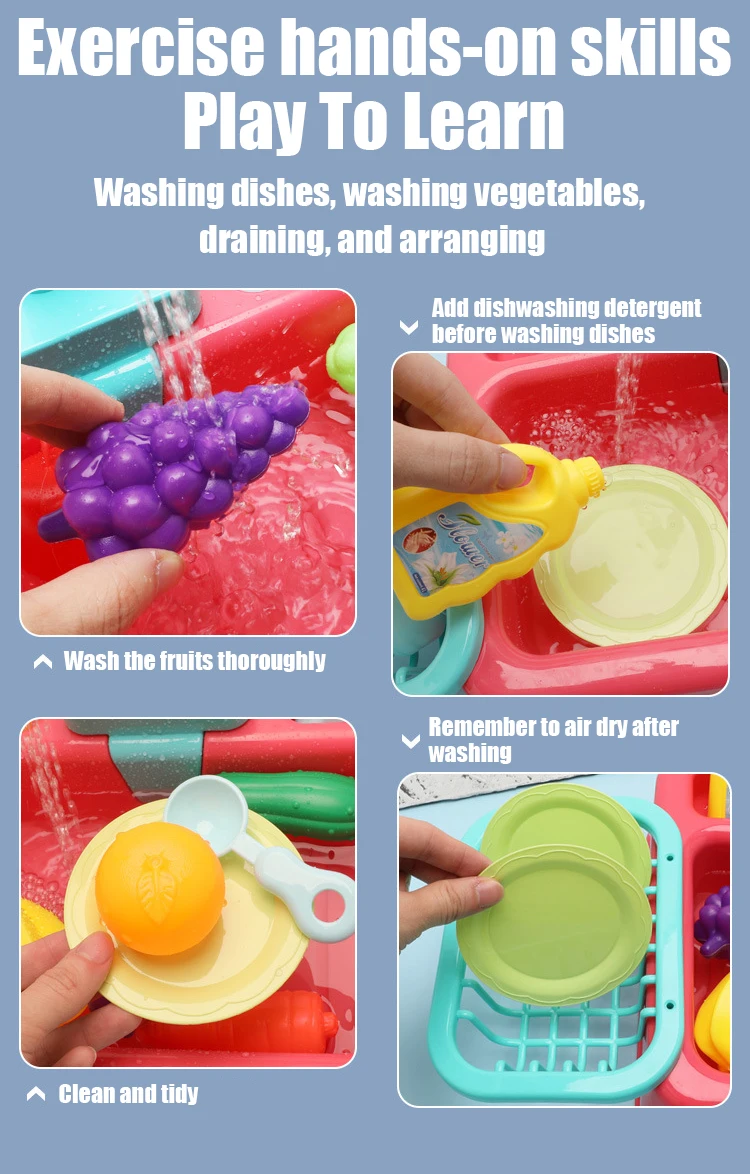 Kids Kitchen Sink Dishwasher