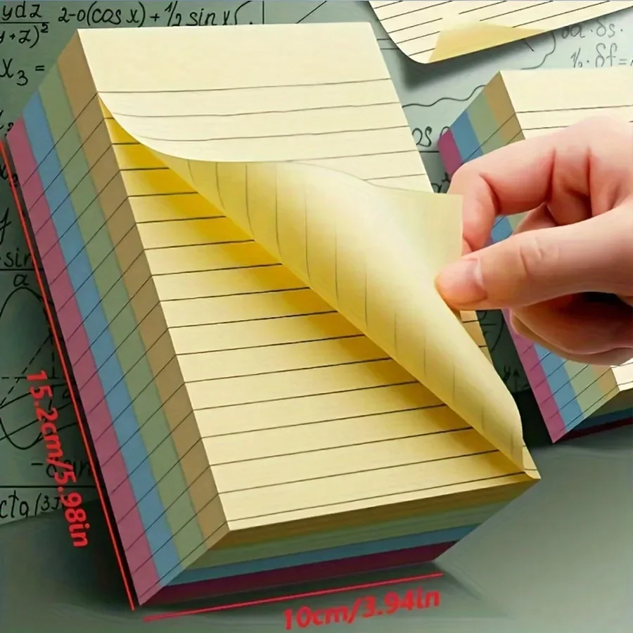100/200 Sheets of Vibrant Horizontal Note Paper Set-Pink Notebooks for Students and Office Organizations