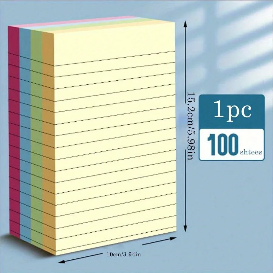 100/200 Sheets of Vibrant Horizontal Note Paper Set-Pink Notebooks for Students and Office Organizations