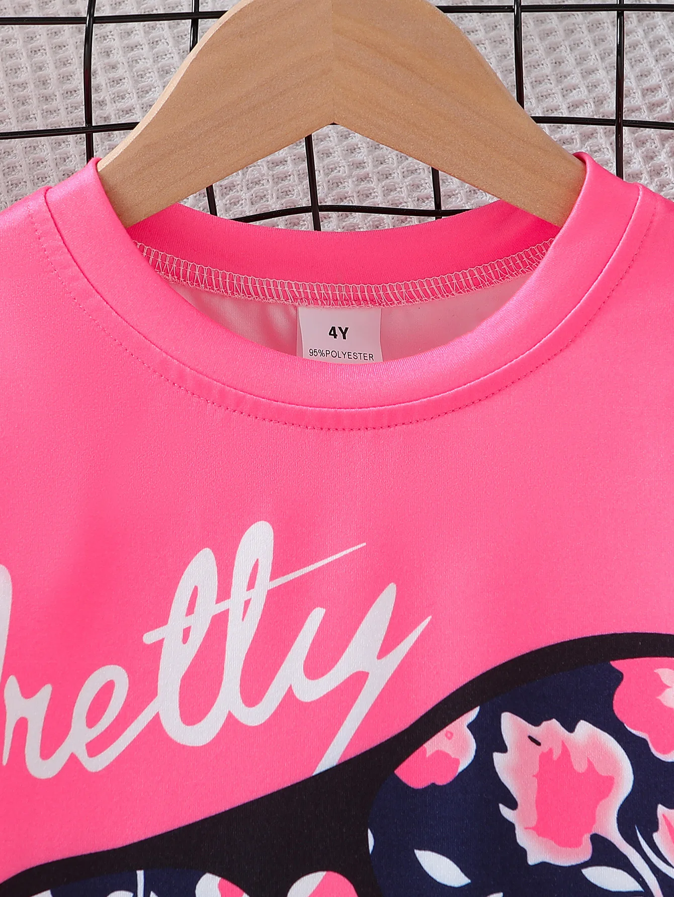 4-7 Years Girls Clothing Set Short Sleeve