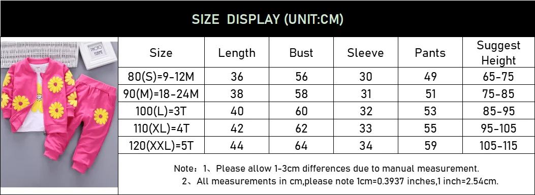 Baby Girl Cotton Sport Suit Flowers Hoodies Jacket Baby Girl Cotton Sport Suit Flowers Hoodies Jacket